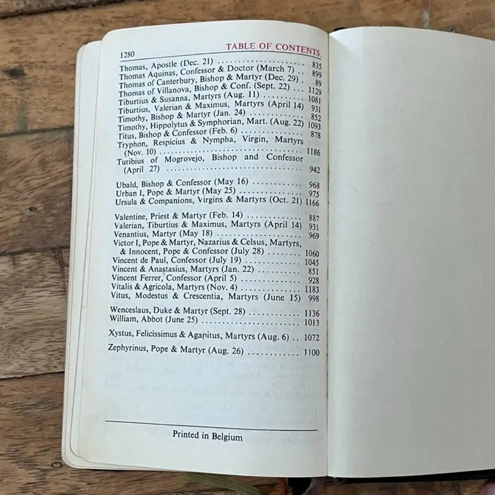 Catholic Family Daily Missal Rev J Rea Catholic Liturgy Mass Leather Bound